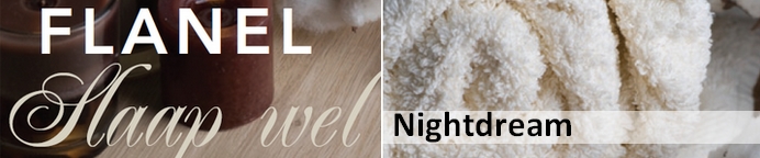 Flanellen dekbedovertrekken / Nightdream