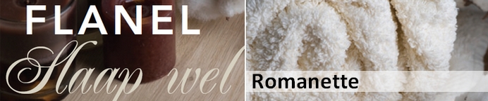 Flanellen dekbedovertrekken / Romanette