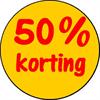50% korting