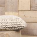Sierkussen Opaque en Sheer Knitted