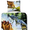 Dekbedovertrek flanel Dinosaurus