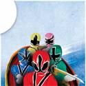Strandlaken Power Rangers