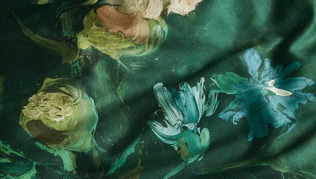 Dekbedovertrek bloemen schilderij